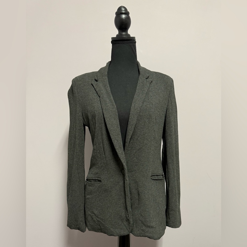 MNG Mango GRAY Viscose BLAZER Jacket